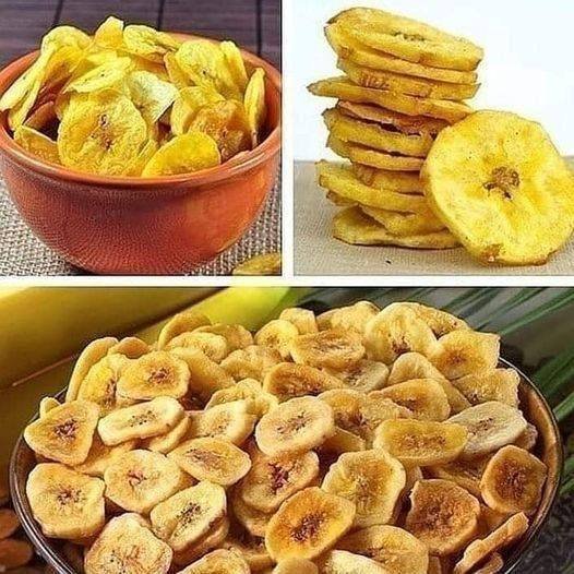 Chips de Bananas crocantes