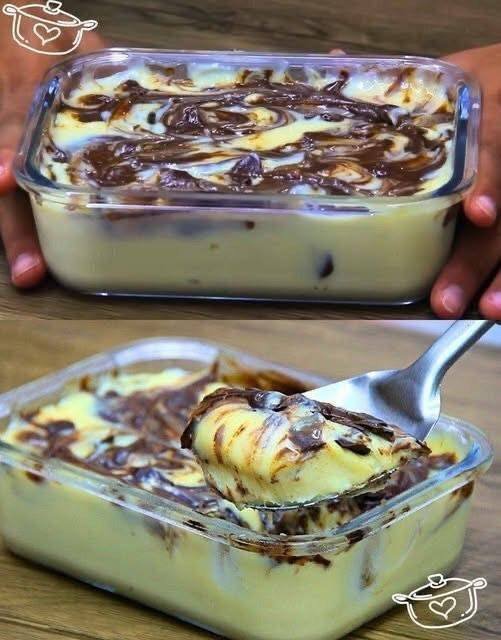 O pavê cremoso com chocolate