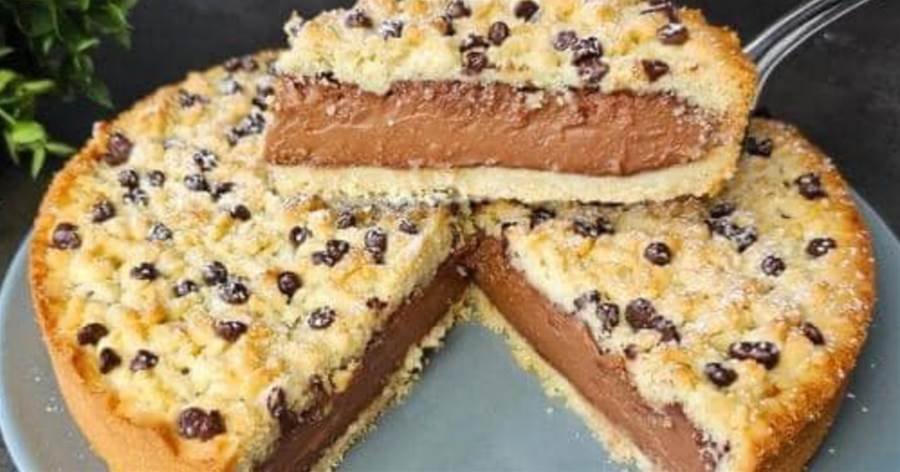 O Bolo Cookie Com Creme De Avelã