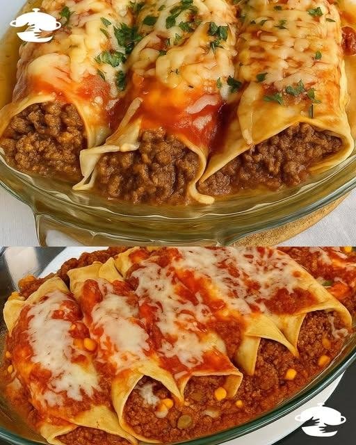 Panqueca de carne moída