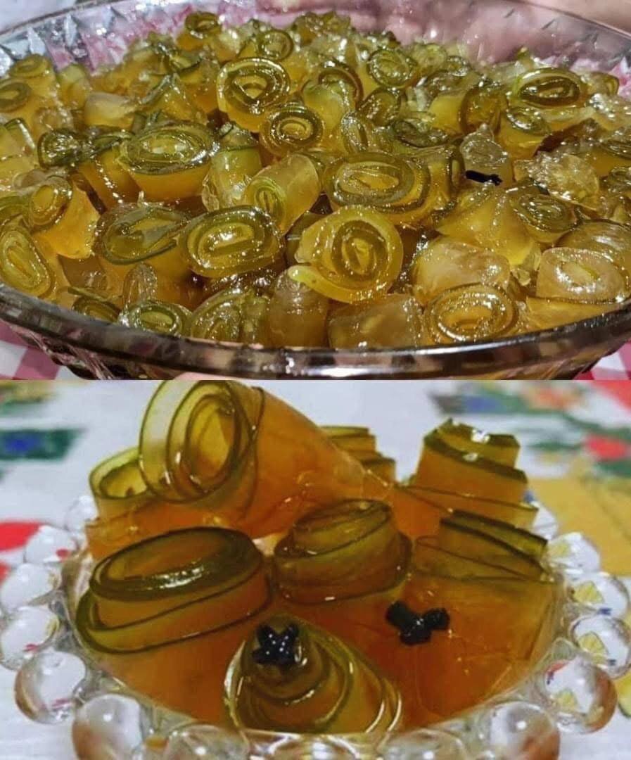 Doce De Mamão Verde Enroladinho