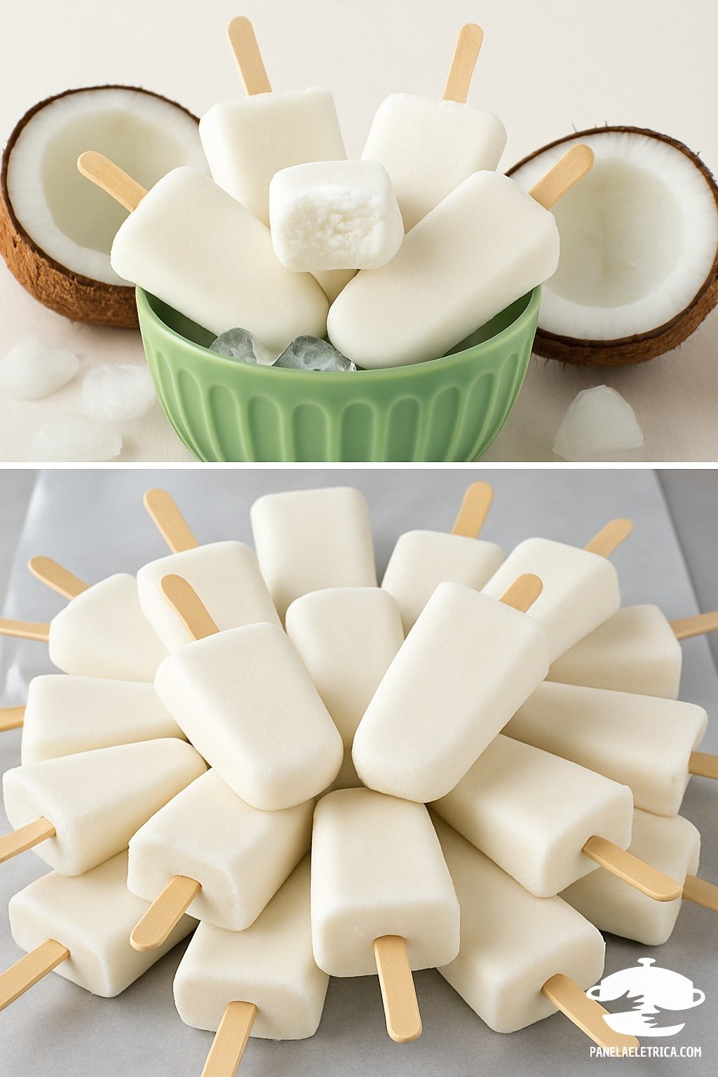 Picolé Caseiro de Coco