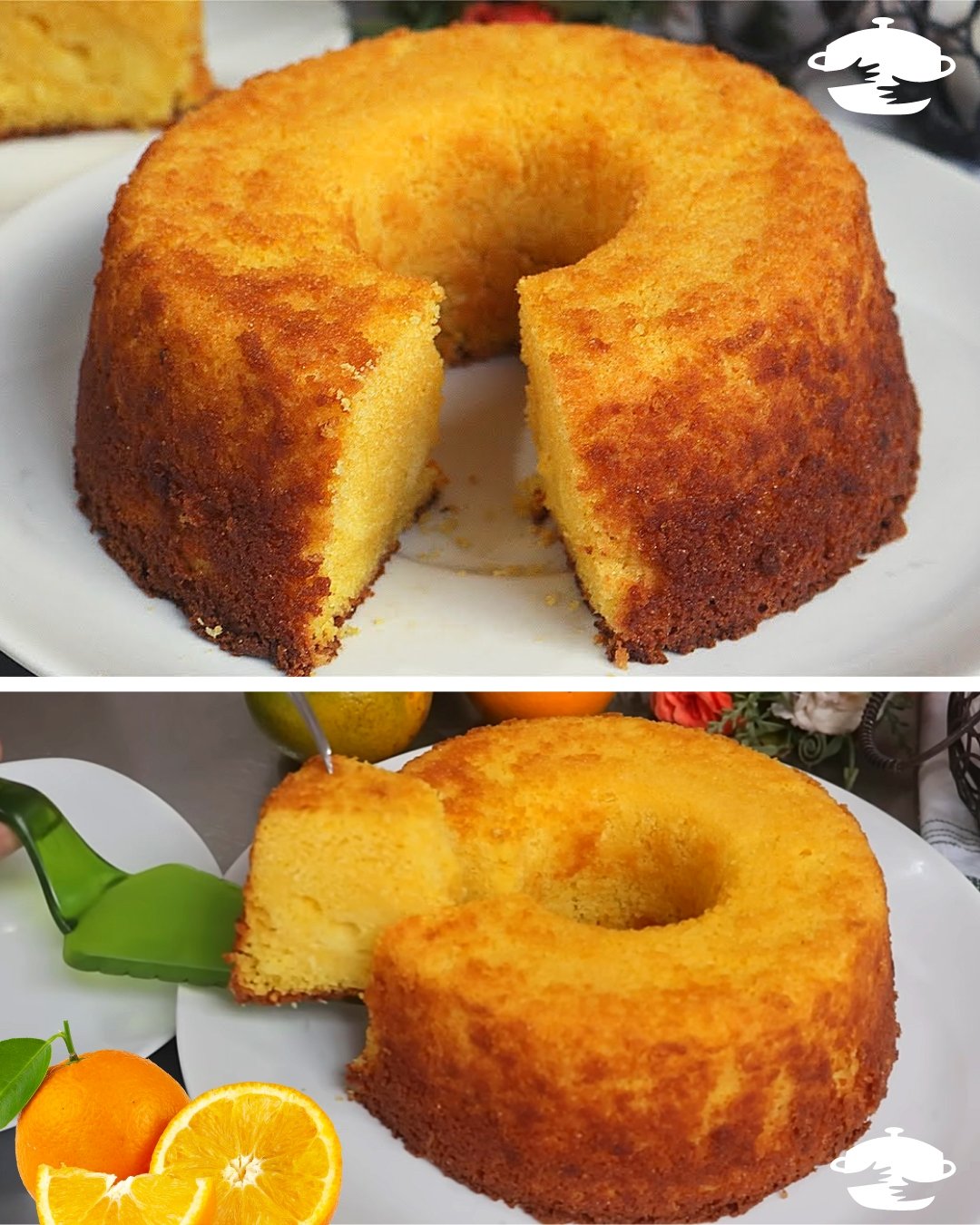 Bolo de Laranja sem Leite e sem Farinha