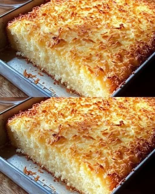 Bolo de Aipim com Coco