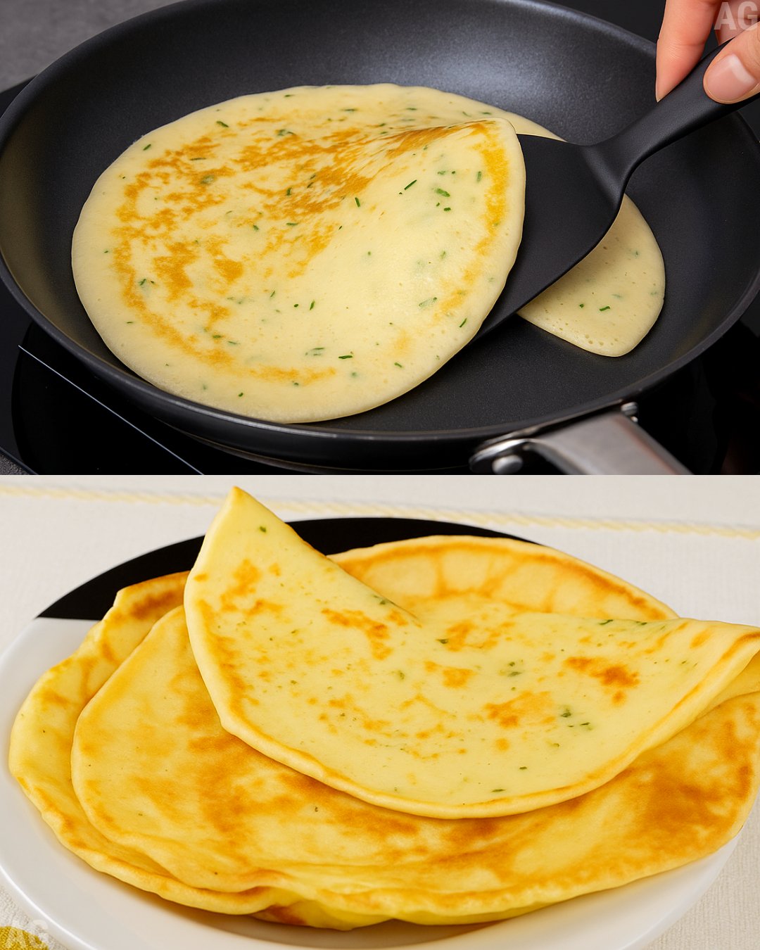 Massa de Panqueca sem farinha