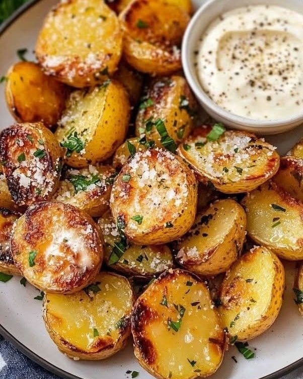Batata Temperada e Assada