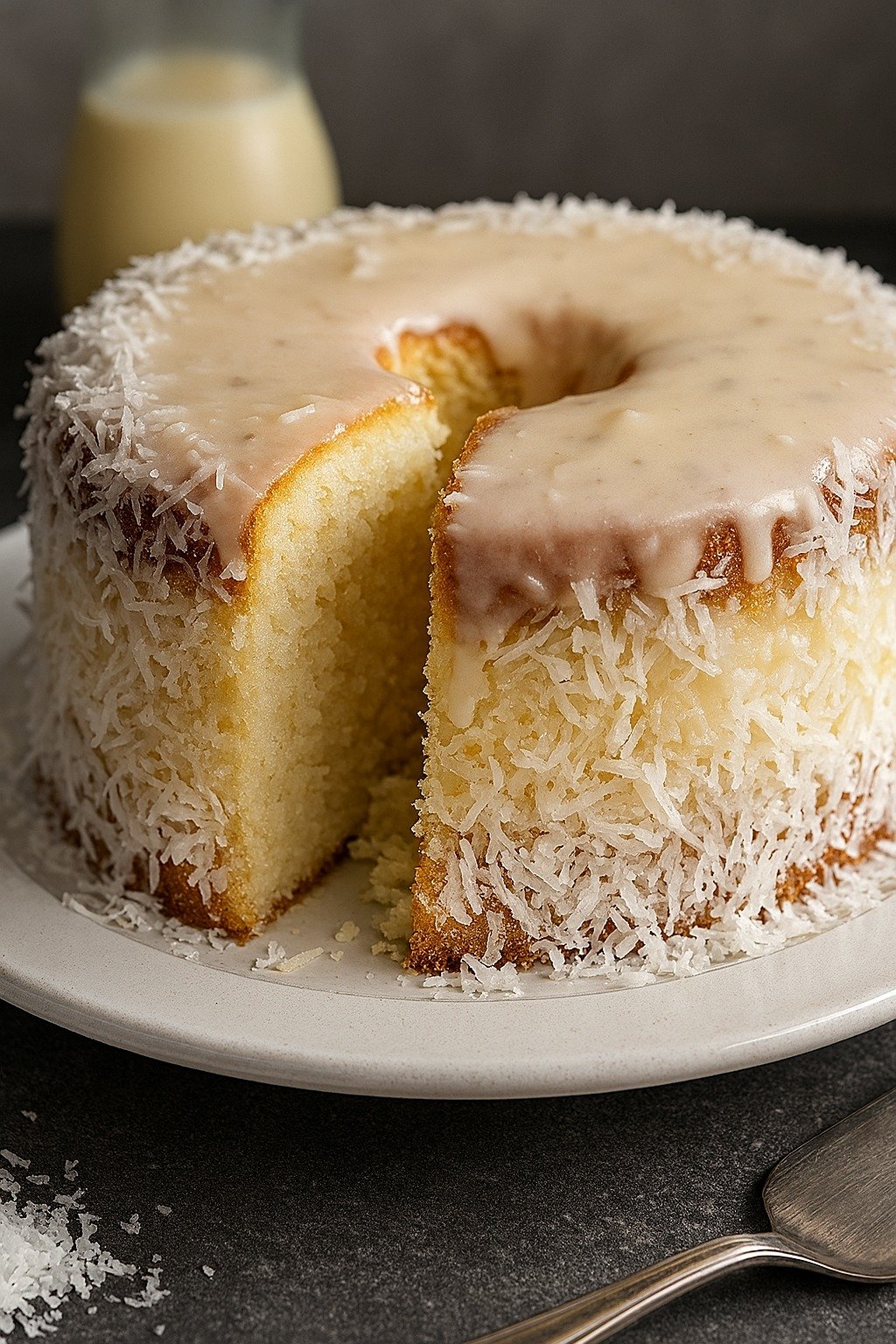 Bolo Gelado de Coco com Leite Condensado