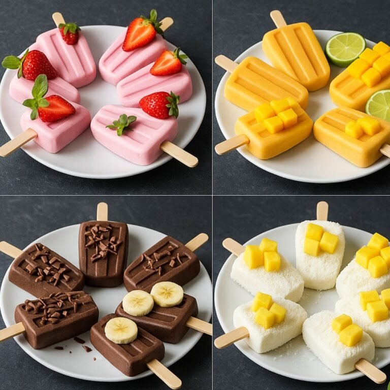 4 Receitas de Picolés Gelados