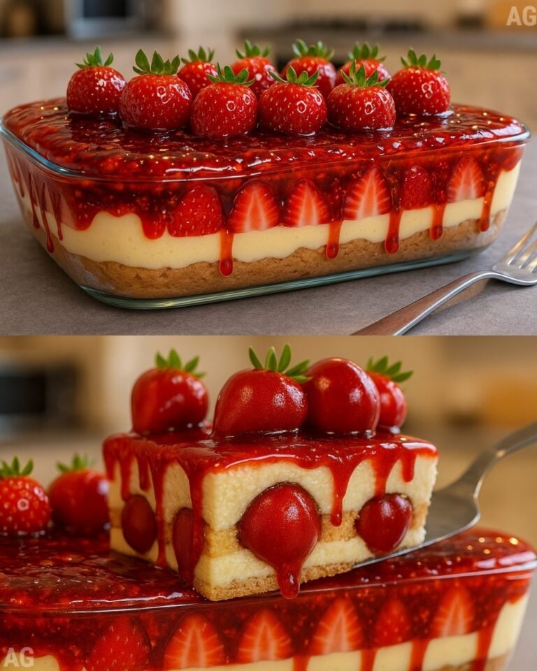 Pavê de Morango do Amo