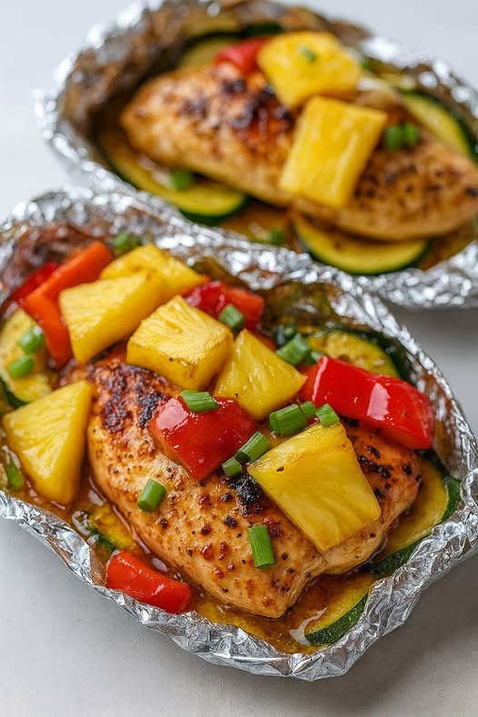 Peito de Frango com Abacaxi