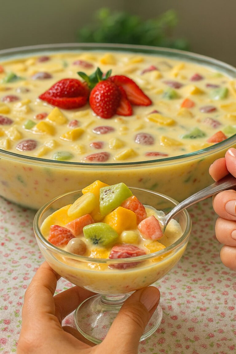 Salada de Frutas Cremosa