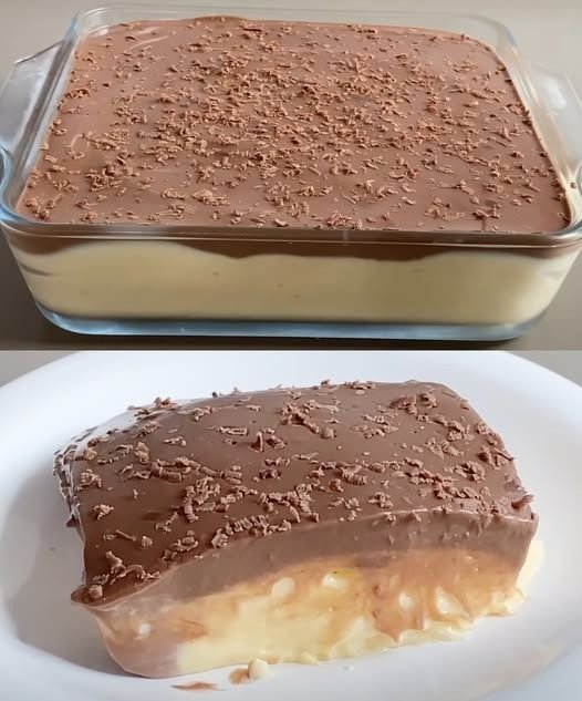 Sobremesa Creme de Maracujá e Chocolate