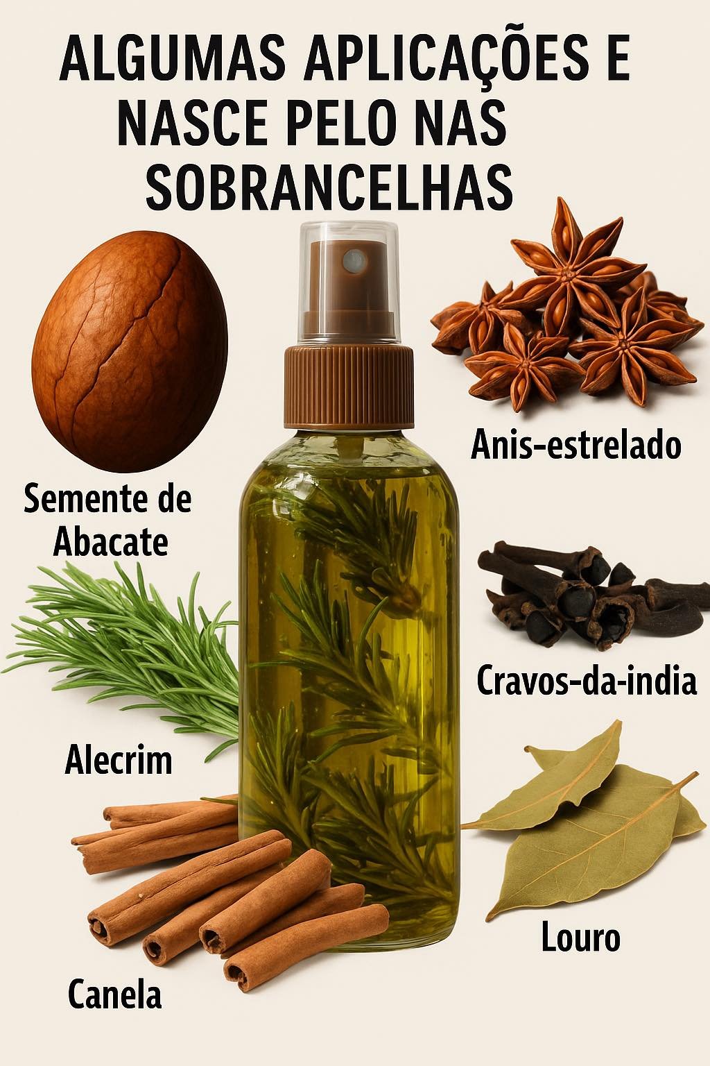 Algumas Aplicações nascem pelos nas sobrancelhas