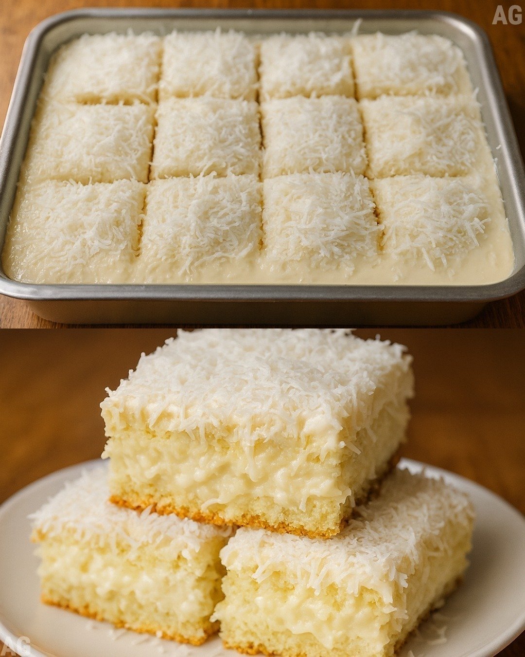 Bolo de Coco Gelado