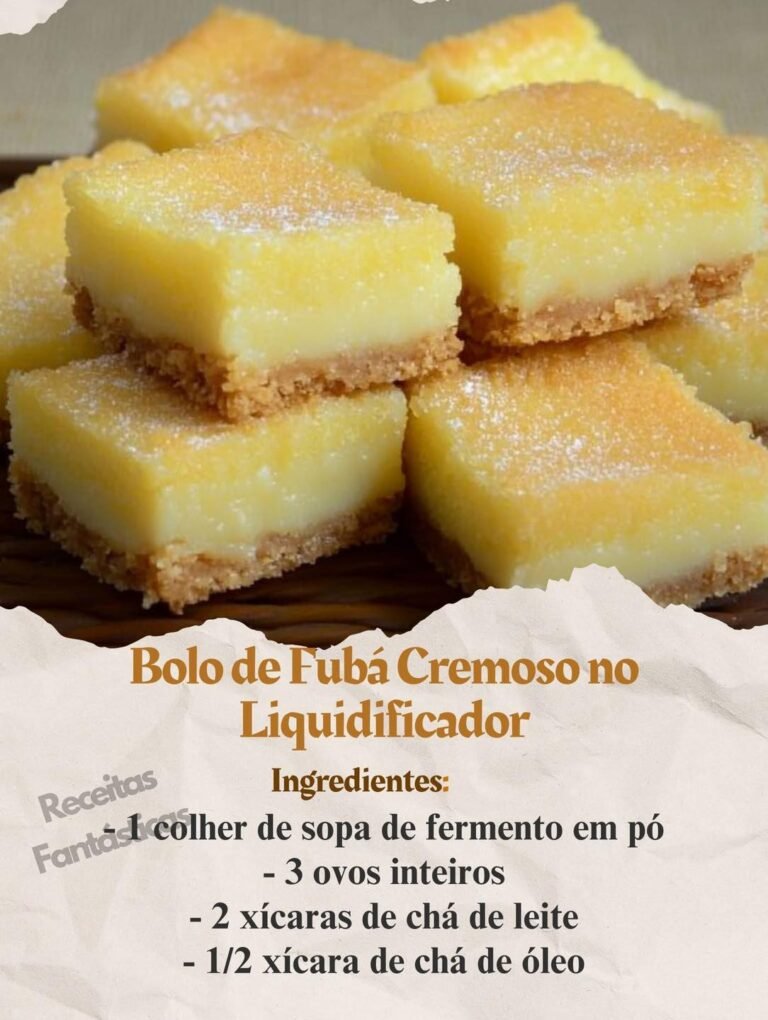 Bolo de Fubá Cremoso