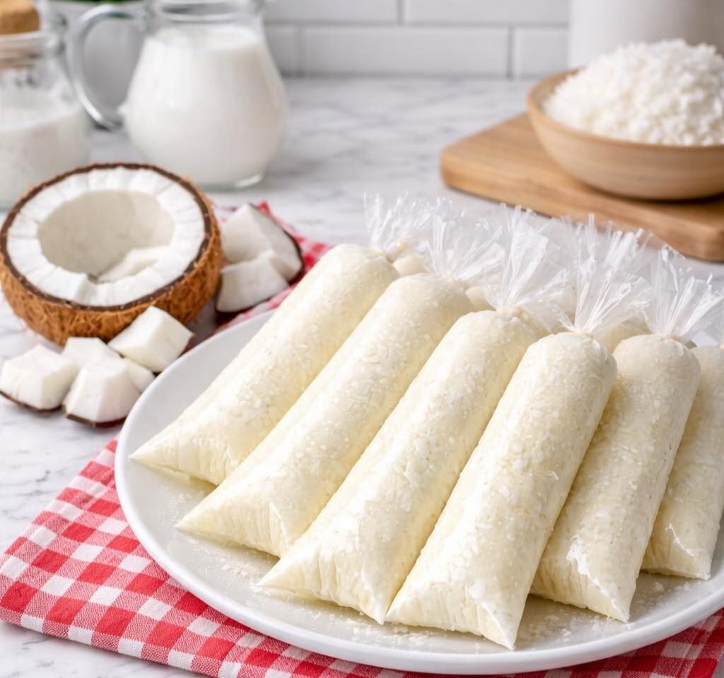 Sacolé de Coco Cremoso